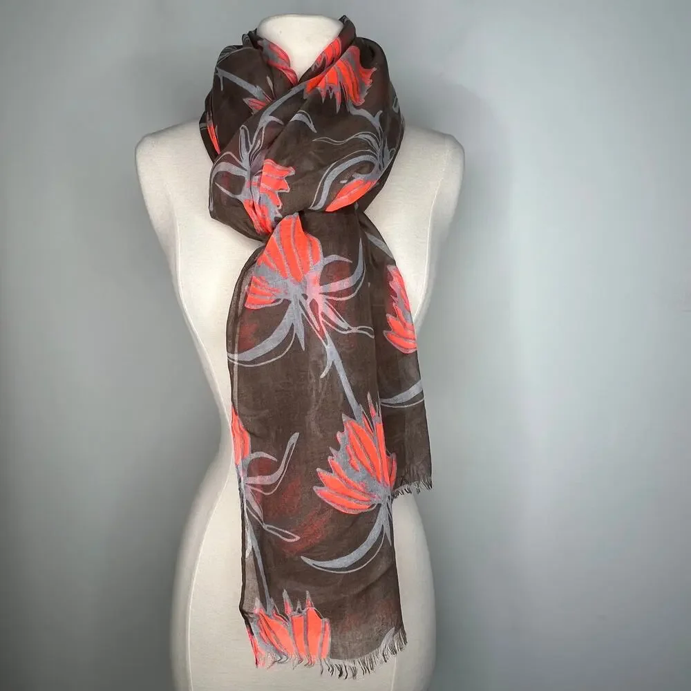 India Hicks Floral Lightweight Scarf